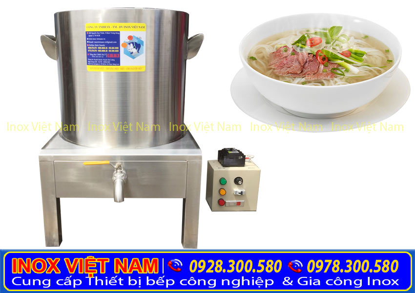Báo giá nồi nấu phở bằng điện 2 ngăn - Inox Việt Nam