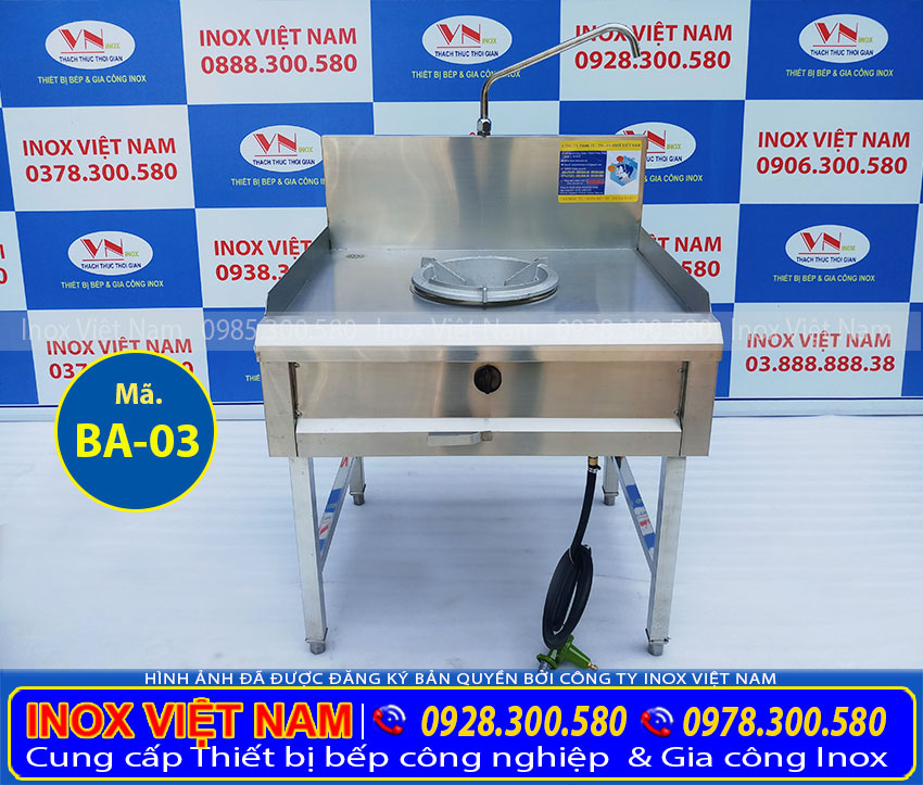 Báo giá bếp á 1 họng kiềng tô BA-03