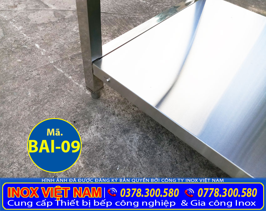 Chân bàn inox công nghiệp BAI-09