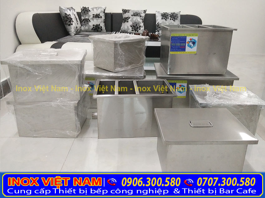 Bể tách mỡ inox