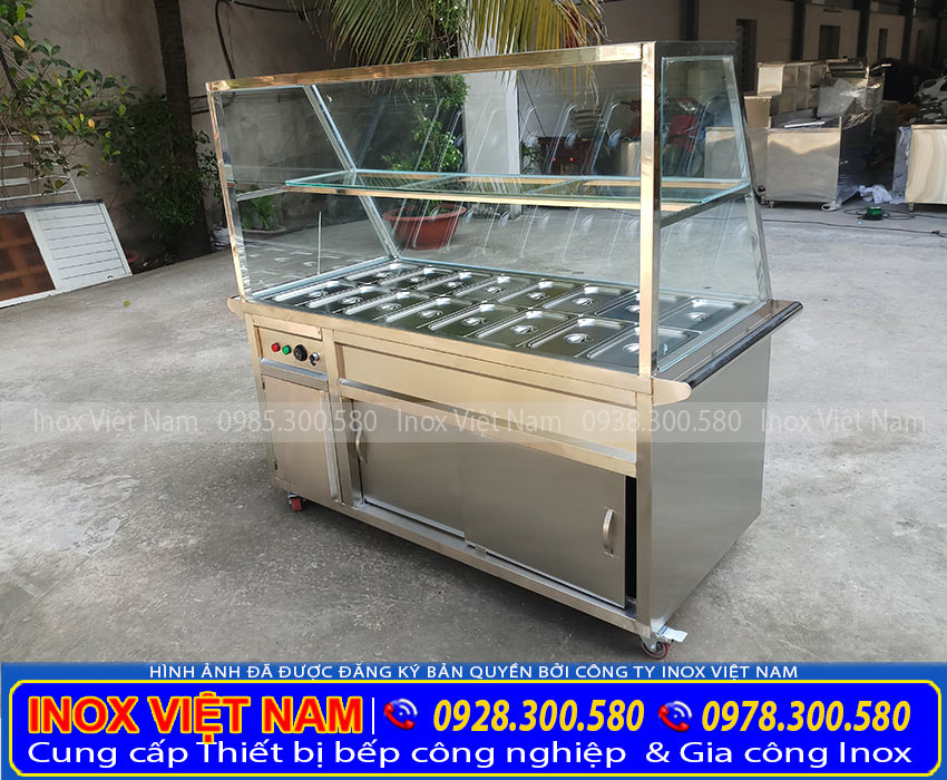 Tủ giữ nóng thức ăn 16 khay